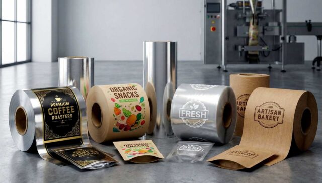 Printed packaging film