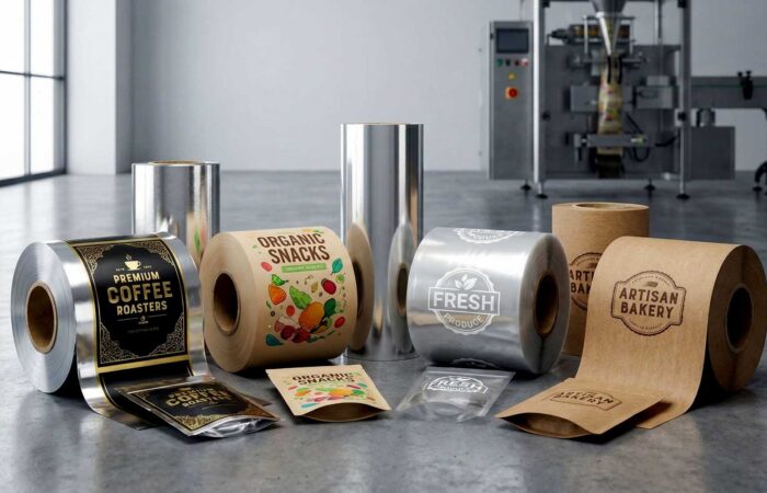 Printed packaging film